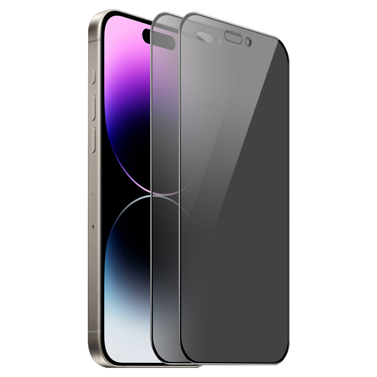 ENKAY HAT PRINCE 2Pcs For iPhone 14 Pro Max Anti-Peep Full Screen Protector Privacy Protection ENKAY HAT PRINCE 2Pcs For iPhone 14 Pro Max Anti-Peep Full Screen Protector Privacy Protection